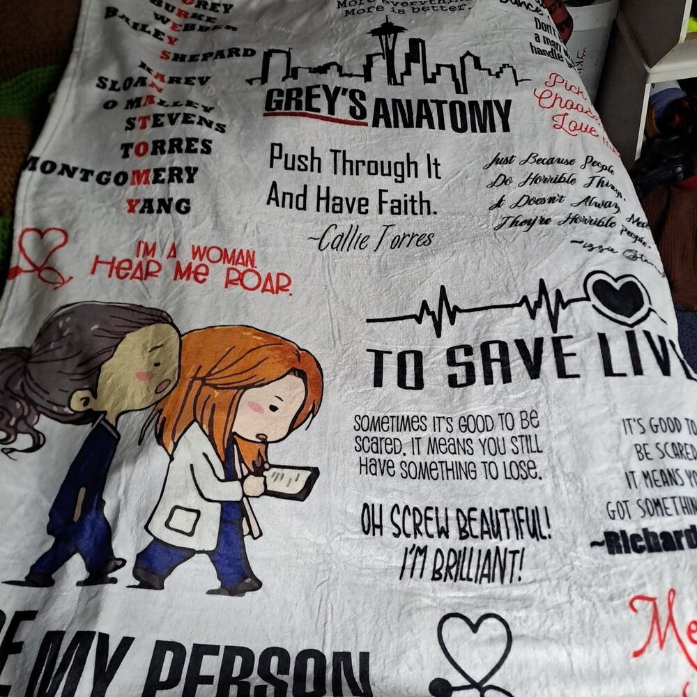 Grey's Anatomy Throw